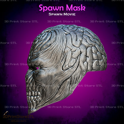 Spawn Mask Cosplay Spawn Movie 3D Print Model STL File 3DPrintStoreSTL