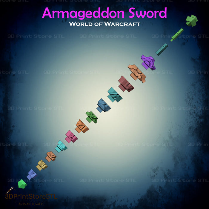 Armageddon Cosplay World Of Warcraft 3D Print Model STL File 3DPrintStoreSTL