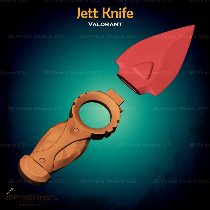 Jett Knife Cosplay 3D Print Model STL File 3DPrintStoreSTL