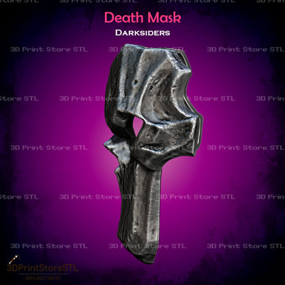 Death Mask Cosplay Darksiders 3D Print Model STL File 3DPrintStoreSTL