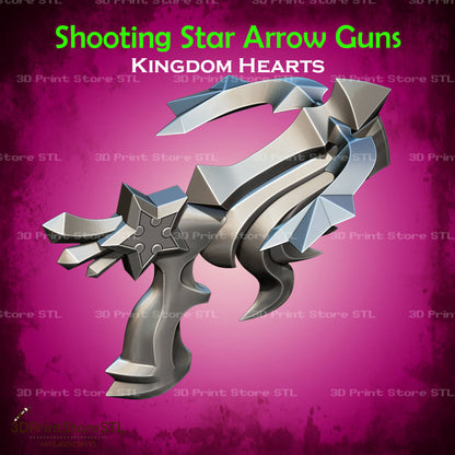 Shooting Star Arrow Guns Cosplay Kingdom Hearts 3D Print Model STL File 3DPrintStoreSTL