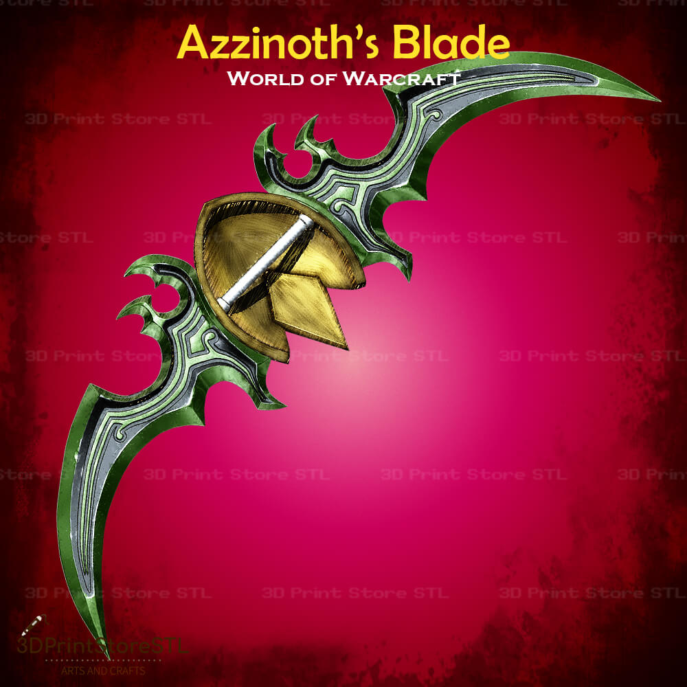 Blade Of Azzinoth Cosplay World Of Warcraft 3D Print Model STL File 3DPrintStoreSTL