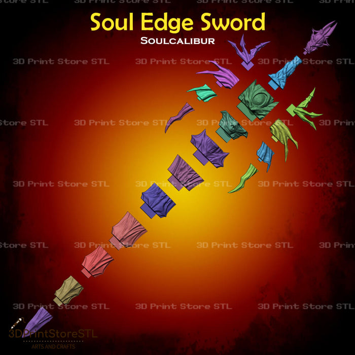 Soul Edge Sword Cosplay Soulcalibur 3D Print Model STL File 3DPrintStoreSTL