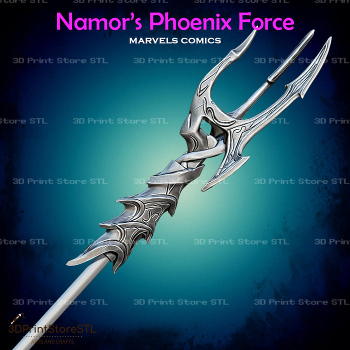 Phoenix Force Namor Trident Cosplay Marvel Comics 3D Print Model STL File 3DPrintStoreSTL