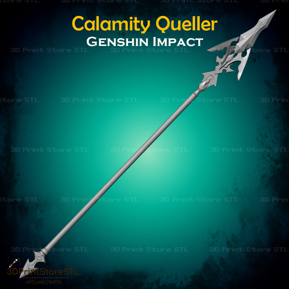 Calamity Queller Cosplay Genshin Impact 3D Print Model STL File 3DPrintStoreSTL