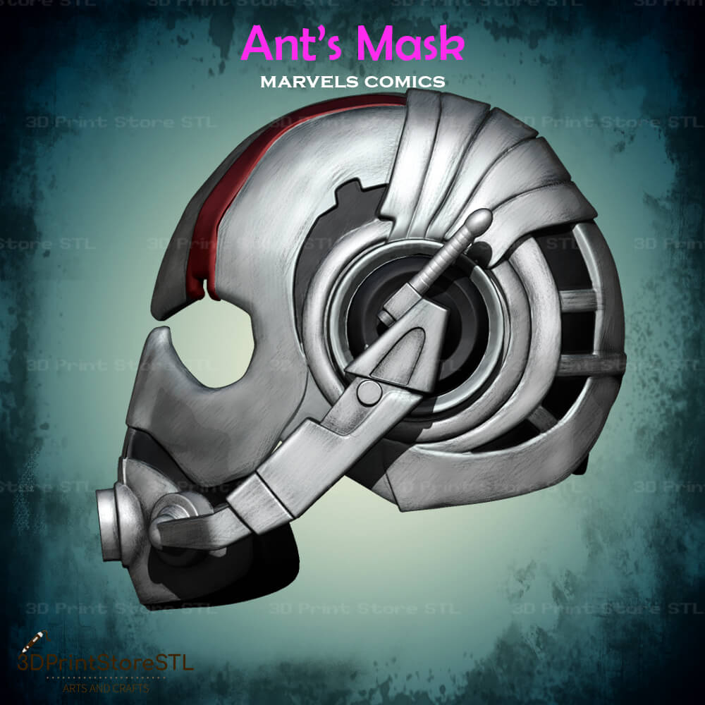 Ant Helmet Cosplay Marvel Comics 3D Print Model STL File 3DPrintStoreSTL