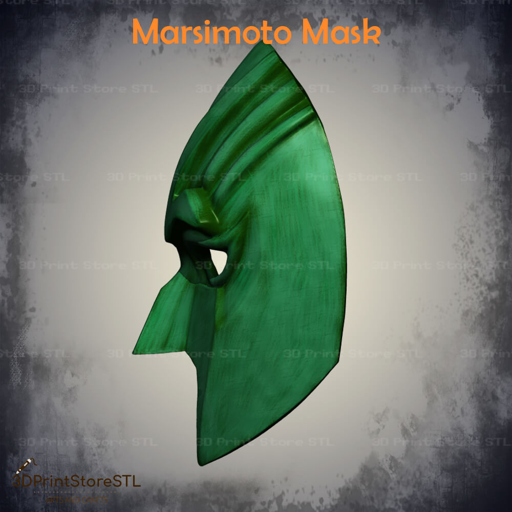 Marsimoto Mask Cosplay 3D Print Model STL File 3DPrintStoreSTL