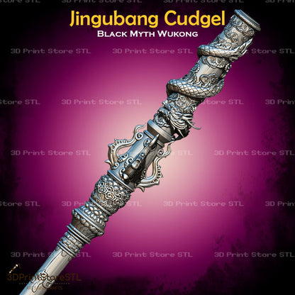 Jingubang Cudgel Cosplay Black Myth Wukong 3D Print Model STL File 3DPrintStoreSTL