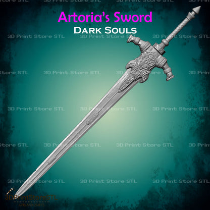 Artorias Sword Cosplay Dark Souls 3D Print Model STL File 3DPrintStoreSTL