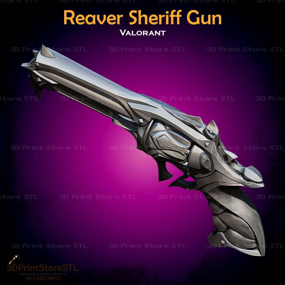 Reaver Sheriff Gun Cosplay 3D Print Model STL File 3DPrintStoreSTL