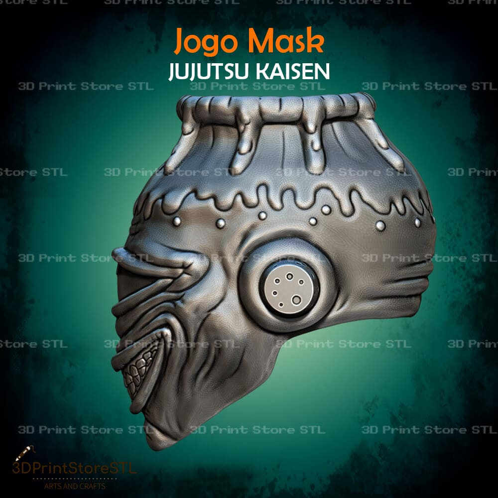 Jogo Mask Cosplay Jujutsu Kaisen 3D Print Model STL File 3DPrintStoreSTL