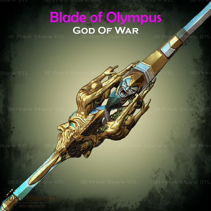 Blade Of Olympus Cosplay God of War 3D Print Model STL File 3DPrintStoreSTL