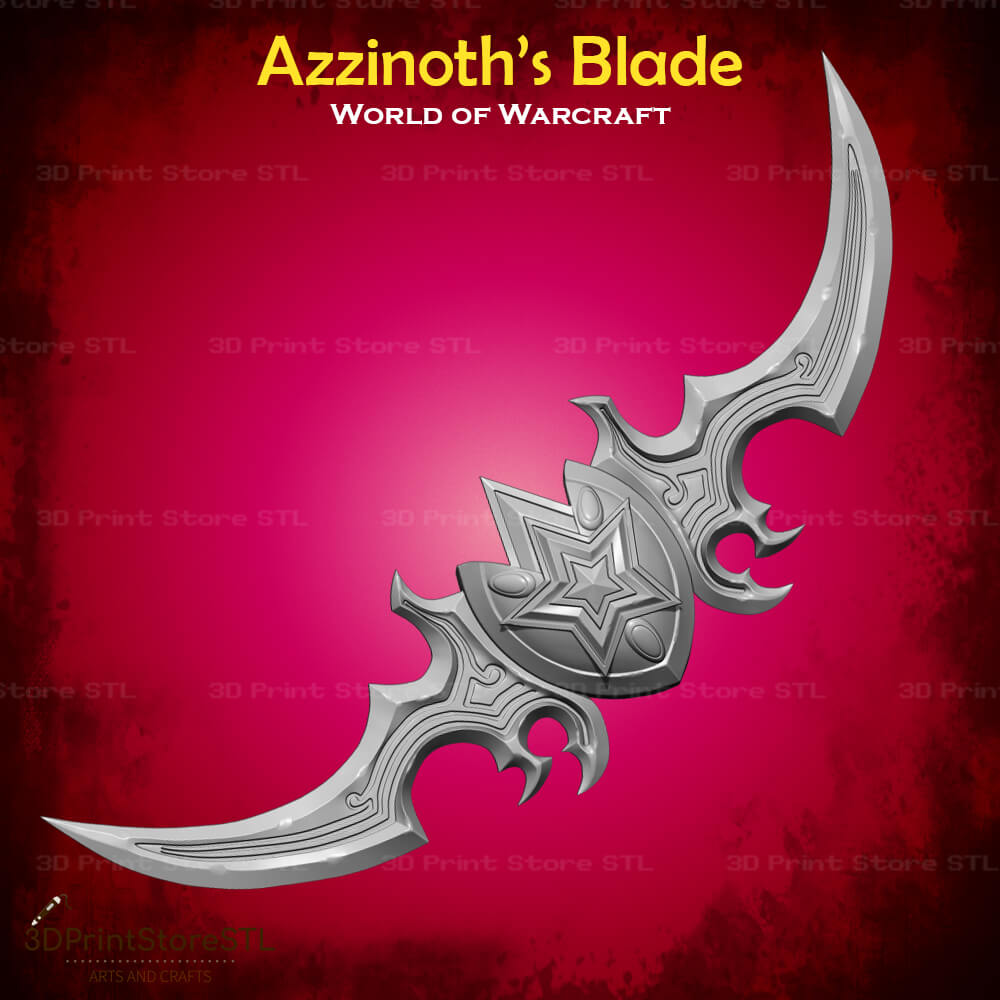 Blade Of Azzinoth Cosplay World Of Warcraft 3D Print Model STL File 3DPrintStoreSTL