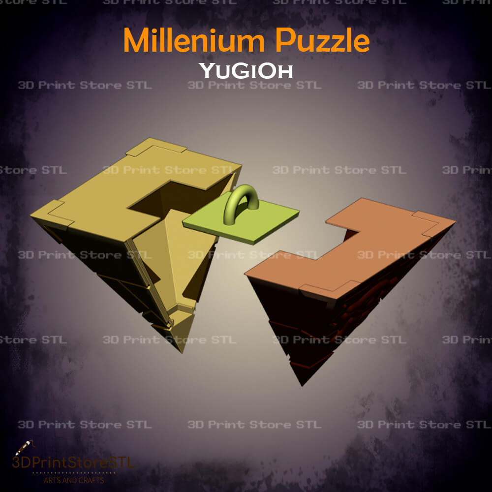 Millennium Puzzle Cosplay Yugioh 3D Print Model STL File 3DPrintStoreSTL