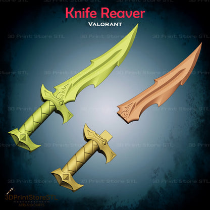 Reaver Knife Cosplay 3D Print Model STL File 3DPrintStoreSTL