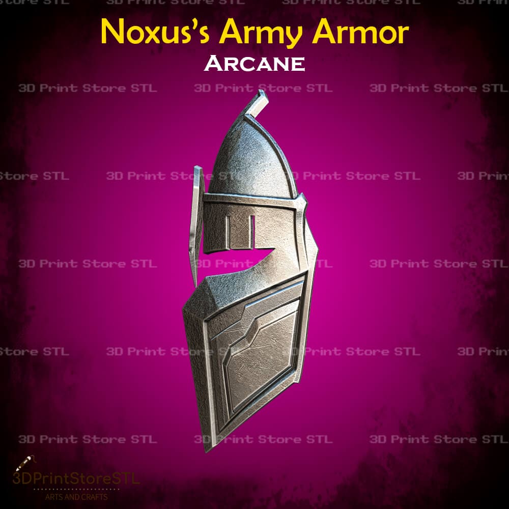 Noxus Army Armor Cosplay Arcane 3D Print Model STL File 3DPrintStoreSTL