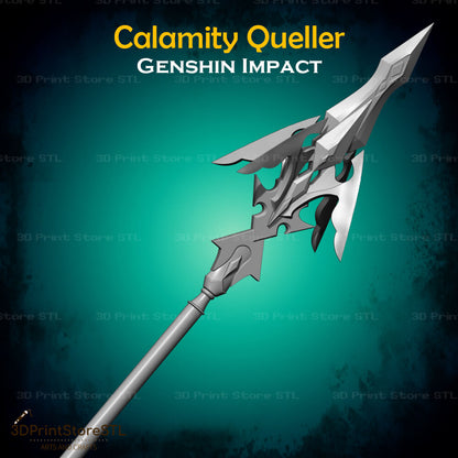 Calamity Queller Cosplay Genshin Impact 3D Print Model STL File 3DPrintStoreSTL