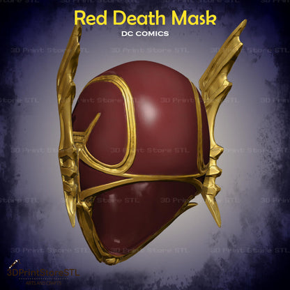 Red Death Cosplay DC Comics 3D Print Model STL File 3DPrintStoreSTL