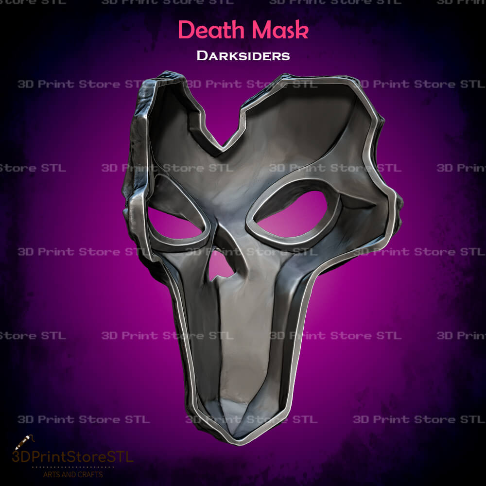 Death Mask Cosplay Darksiders 3D Print Model STL File 3DPrintStoreSTL