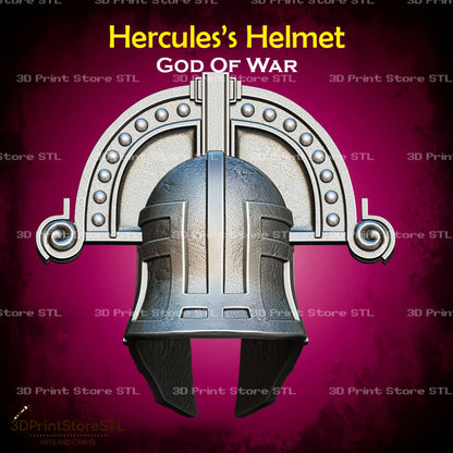 Hercules Helmet Cosplay God Of War 3D Print Model STL File 3DPrintStoreSTL