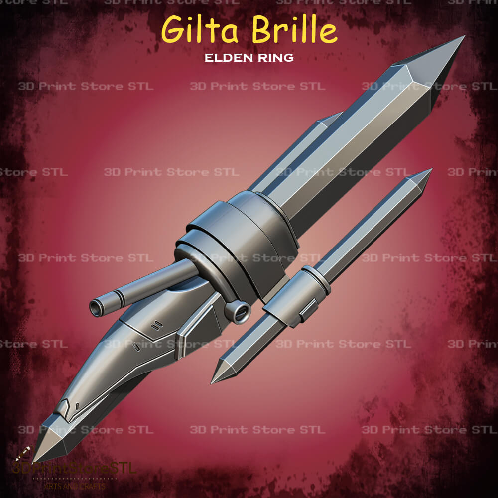 Gilta Brille Cosplay Shangri-La Frontier3D Print Model STL File 3DPrintStoreSTL