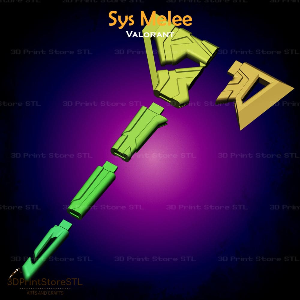 Sys Melee Cosplay 3D Print Model STL File 3DPrintStoreSTL