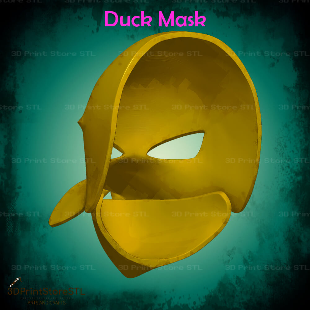 Duck Mask Cosplay 3D Print Model STL File 3DPrintStoreSTL