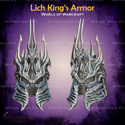Lich King Armor Cosplay World Of Warcraft 3D Print Model STL File 3DPrintStoreSTL