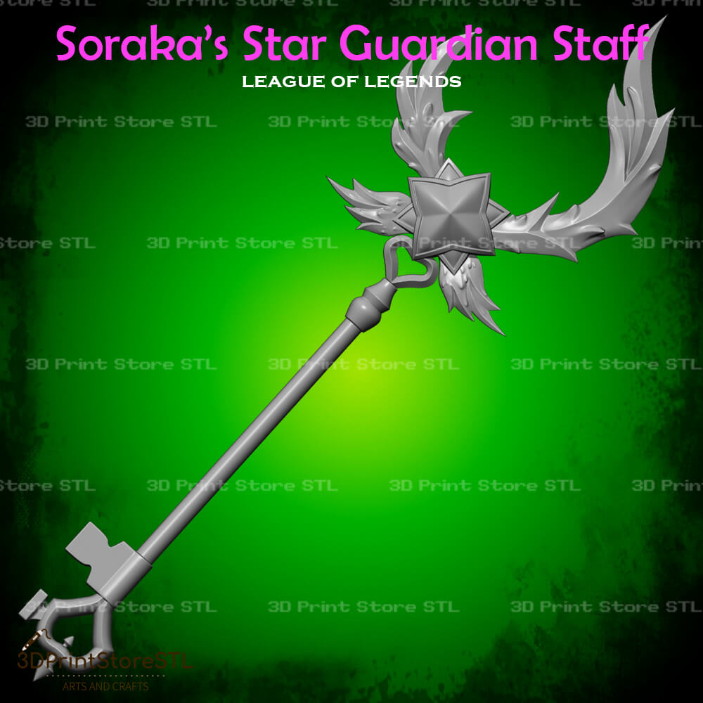 Sorakan Star Guardian Cosplay League of Legends 3D Print Model STL File 3DPrintStoreSTL