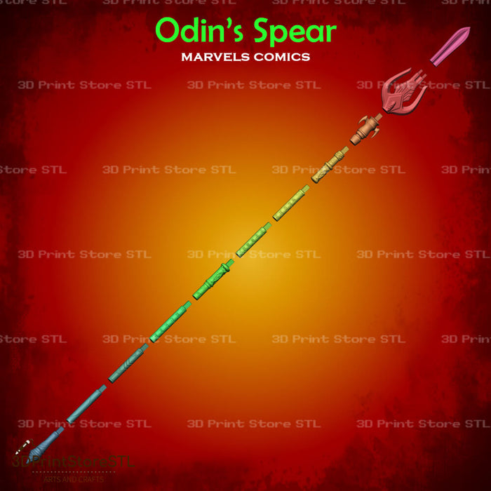 Odins Spear Cosplay Marvel Comics 3D Print Model STL File 3DPrintStoreSTL
