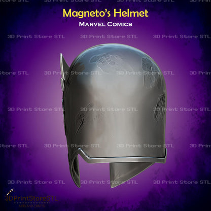 Magneto Helmet Cosplay Marvel Comics 3D Print Model STL File 3DPrintStoreSTL