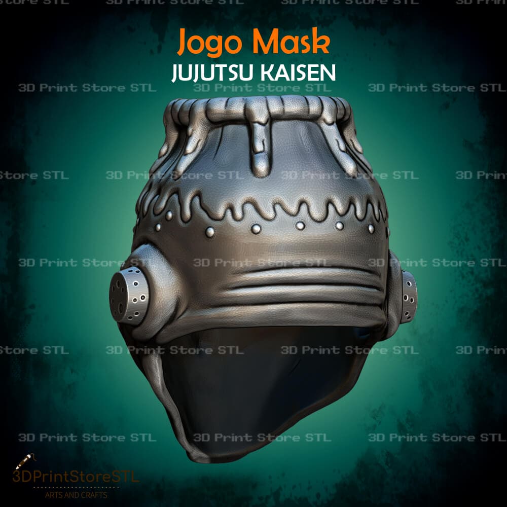 Jogo Mask Cosplay Jujutsu Kaisen 3D Print Model STL File 3DPrintStoreSTL