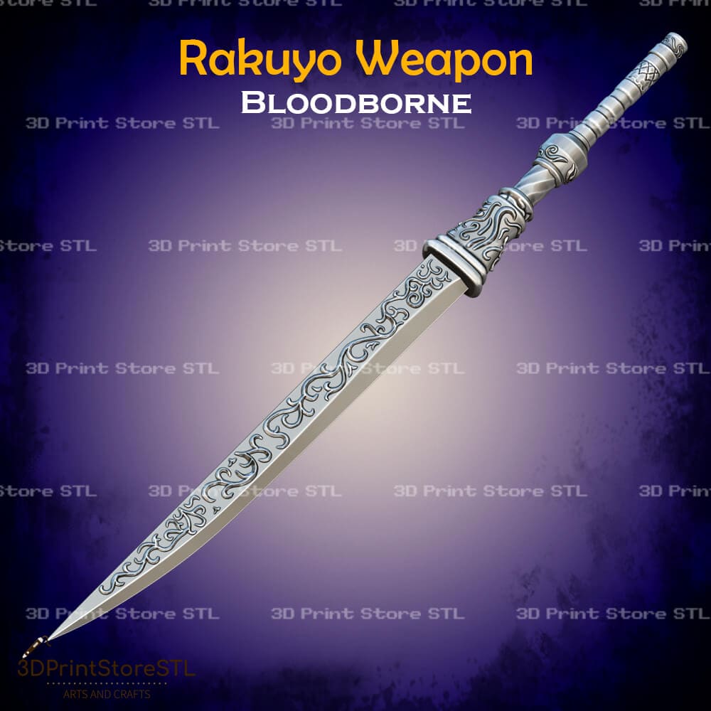 Rakuyo Weapon Cosplay Bloodborne 3D Print Model STL File 3DPrintStoreSTL