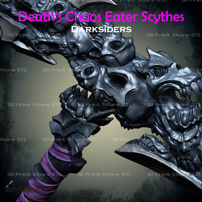 Death Chaos Eater Scythes Cosplay Darksiders 3D Print Model STL File 3DPrintStoreSTL