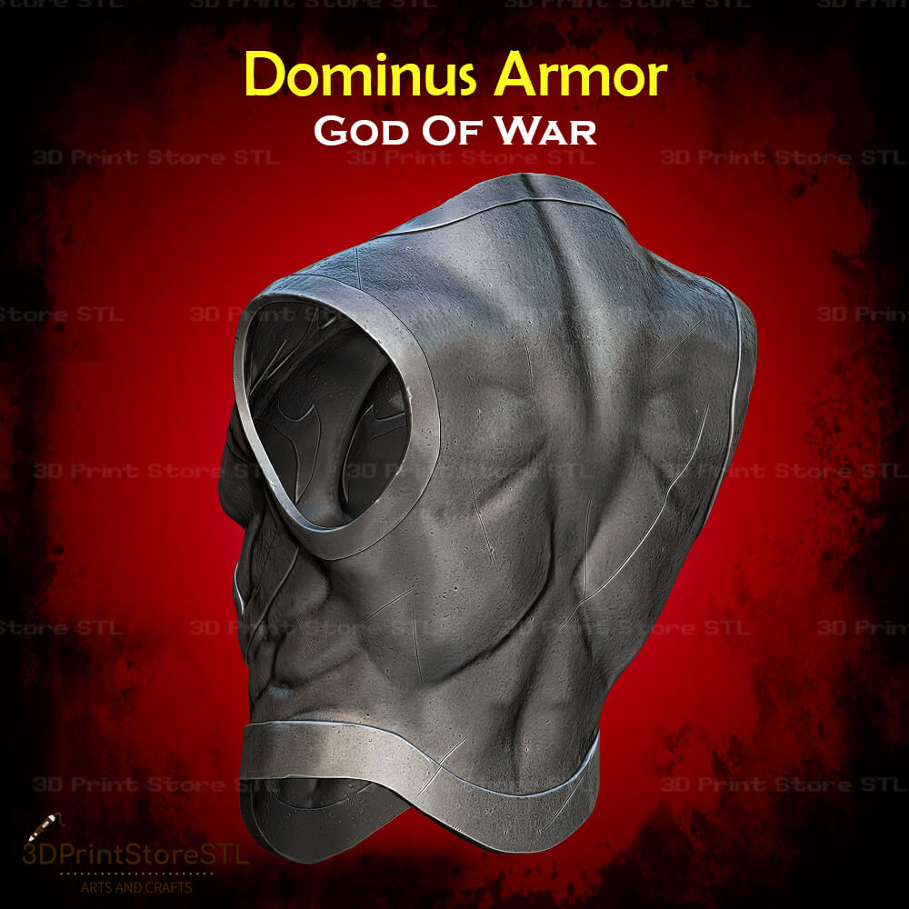 Dominus Armor Cosplay God Of War 3D Print Model STL File 3DPrintStoreSTL