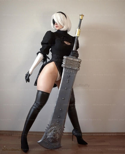 Beastlord Sword Cosplay NieR Automata 3D Print Model STL File 3DPrintStoreSTL