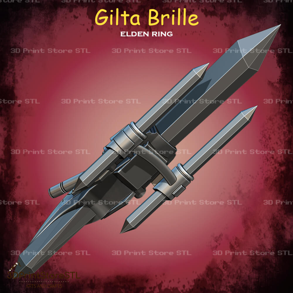 Gilta Brille Cosplay Shangri-La Frontier3D Print Model STL File 3DPrintStoreSTL