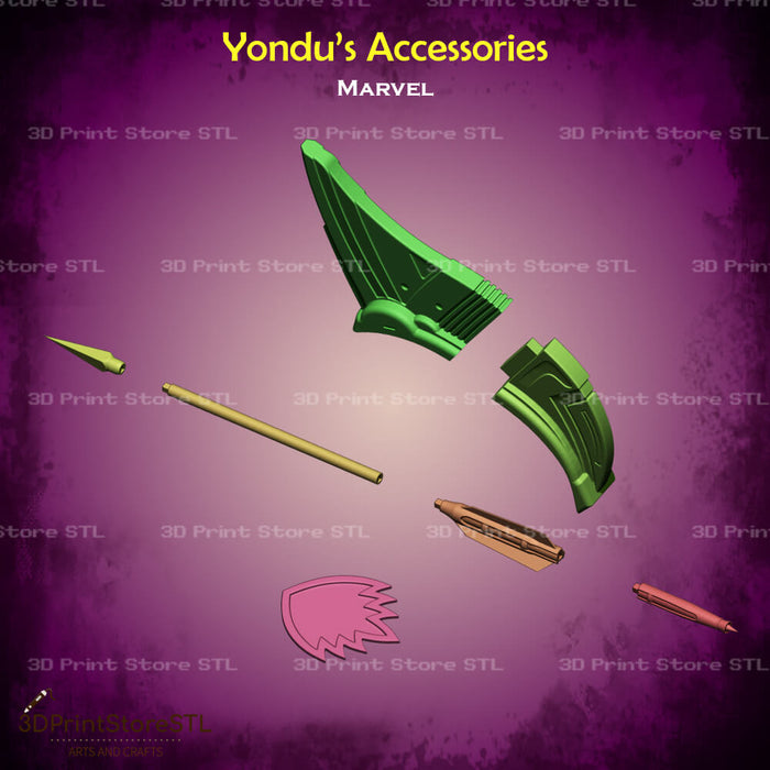 Yondu Accessories Cosplay Marvel Comics 3D Print Model STL File 3DPrintStoreSTL