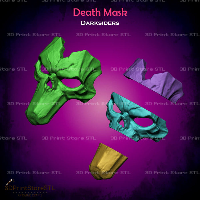 Death Mask Cosplay Darksiders 3D Print Model STL File 3DPrintStoreSTL