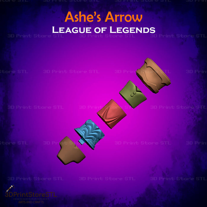 Ashe Bow Cosplay League Of Legends 3D Print Model STL File 3DPrintStoreSTL