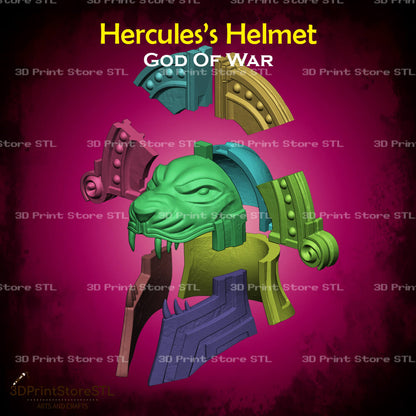 Hercules Helmet Cosplay God Of War 3D Print Model STL File 3DPrintStoreSTL