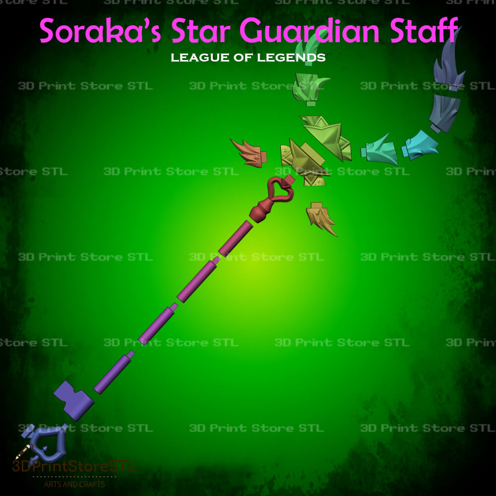 Sorakan Star Guardian Cosplay League of Legends 3D Print Model STL File 3DPrintStoreSTL