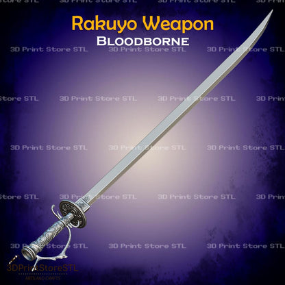 Rakuyo Weapon Cosplay Bloodborne 3D Print Model STL File 3DPrintStoreSTL