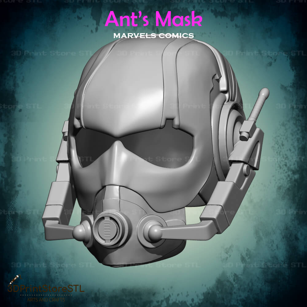 Ant Helmet Cosplay Marvel Comics 3D Print Model STL File 3DPrintStoreSTL