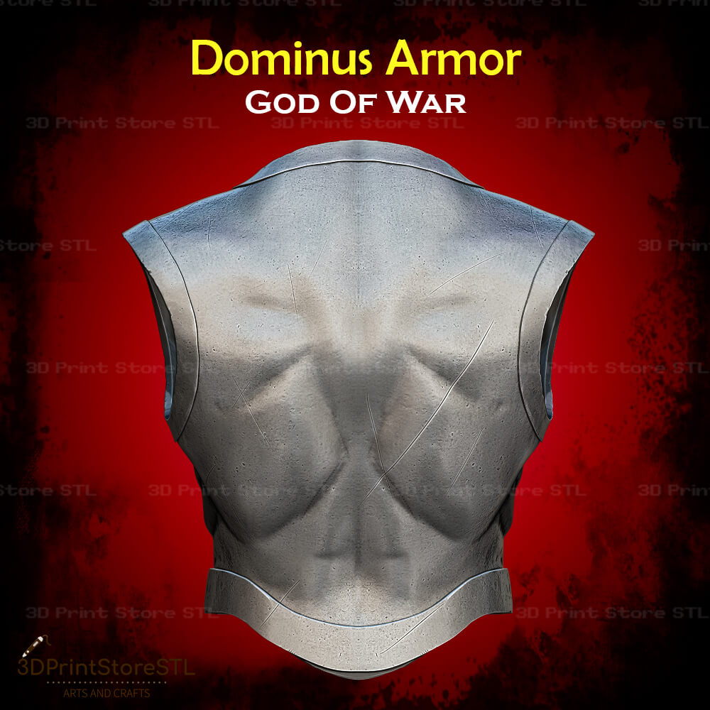 Dominus Armor Cosplay God Of War 3D Print Model STL File 3DPrintStoreSTL