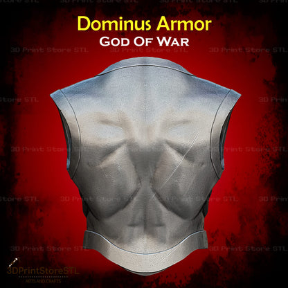 Dominus Armor Cosplay God Of War 3D Print Model STL File 3DPrintStoreSTL