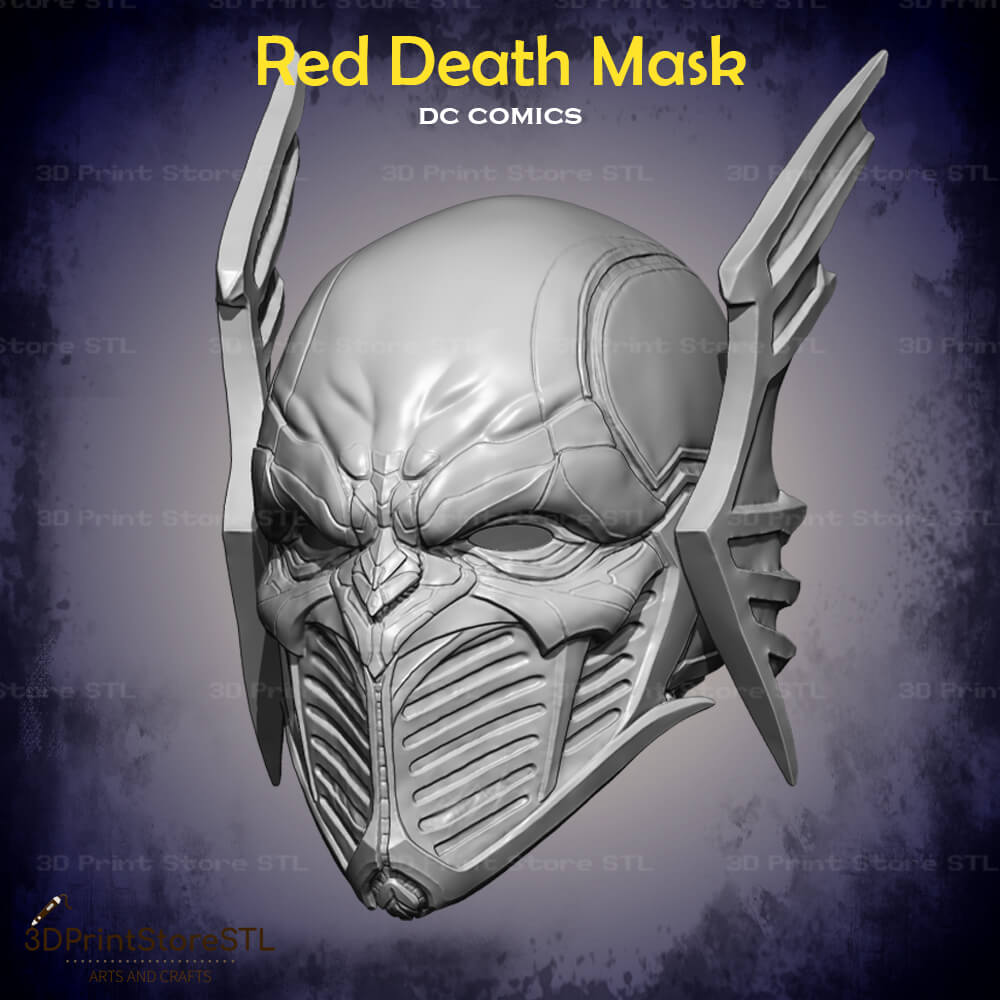 Red Death Cosplay DC Comics 3D Print Model STL File 3DPrintStoreSTL