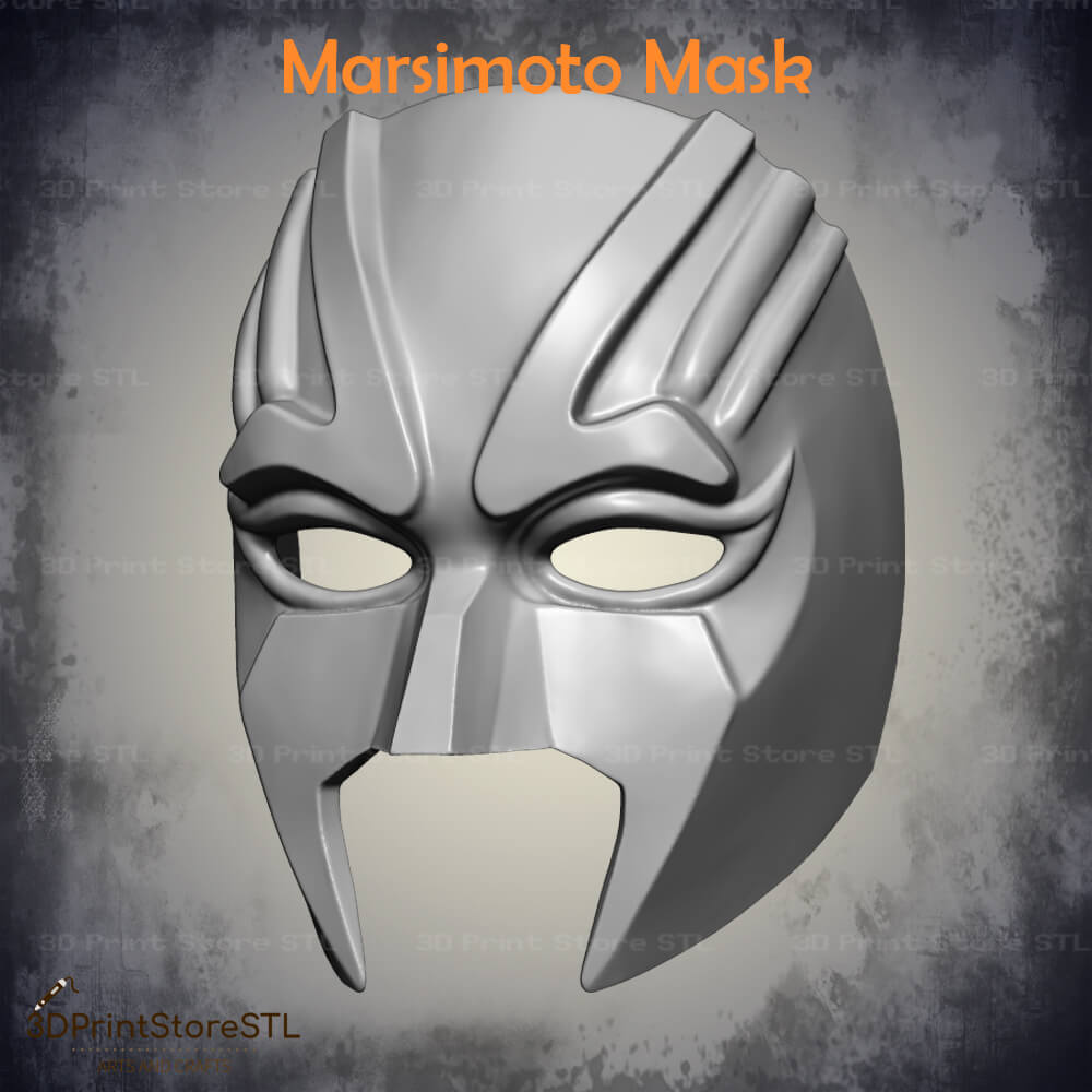 Marsimoto Mask Cosplay 3D Print Model STL File 3DPrintStoreSTL