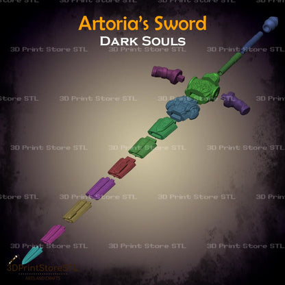 Artorias Sword Cosplay Dark Souls 3D Print Model STL File 3DPrintStoreSTL