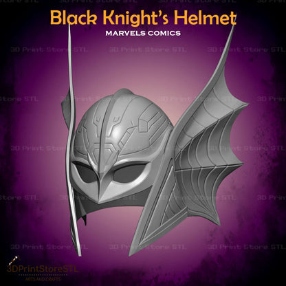 Black Knight Helmet Cosplay Marvel Comics 3D Print Model STL File + Taxes 3DPrintStoreSTL